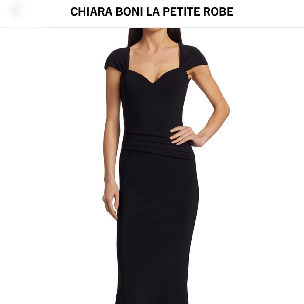 Designer Black Gown Size 8